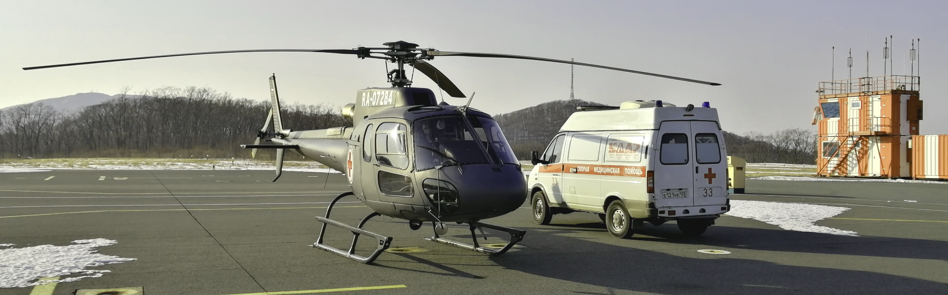 Вертолёт «ГРАНАТ» оперативно доставил пациента из Дальнегорска во Владивосток